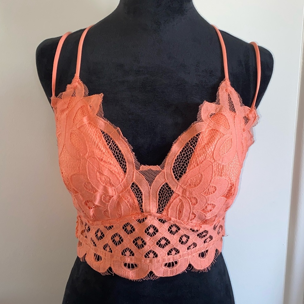 Zenana NWT Brami Bralette - Coral - 1X, 2X, 3X